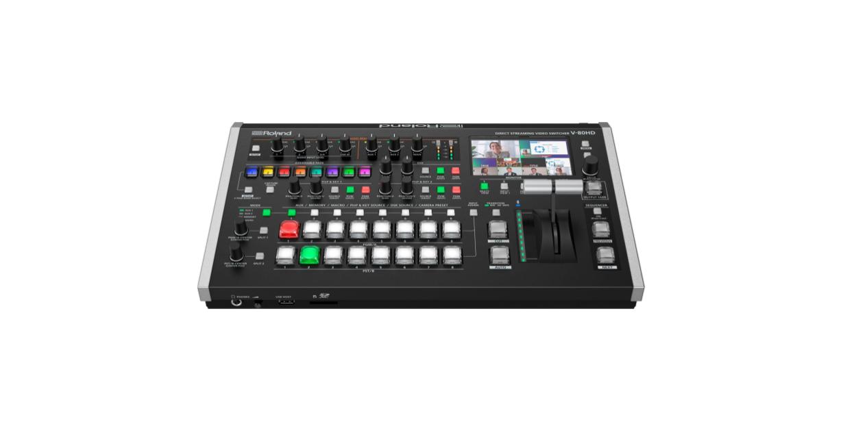 Roland ダイレクトストリーミングビデオスイッチャー(V-80HD)入荷しました